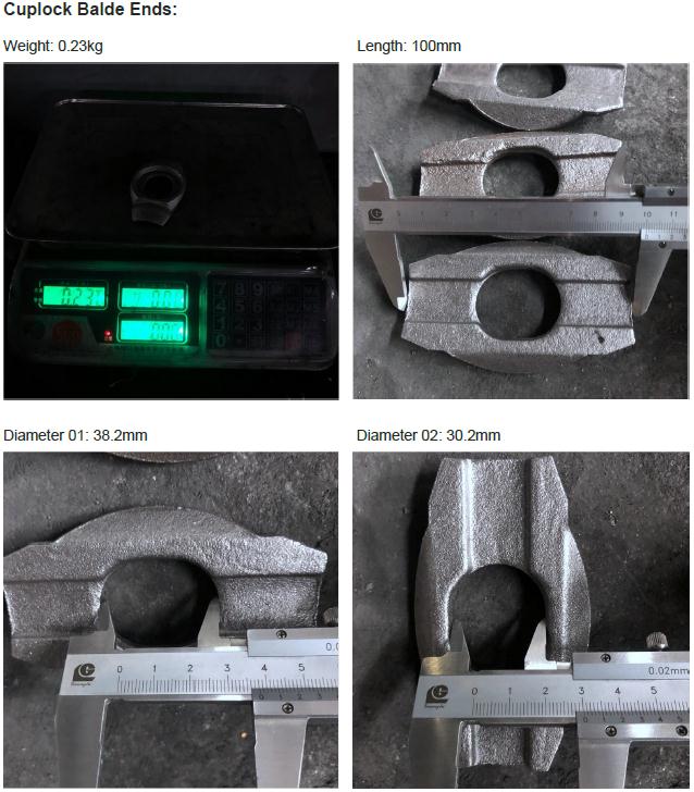 Cuplock Staffolding System Ledger End 