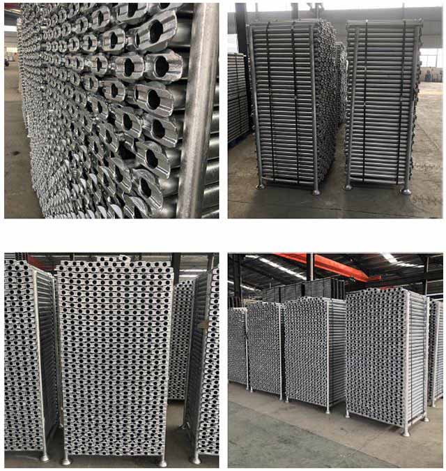 Sistema de andaimes pintado de cuplock Ledger