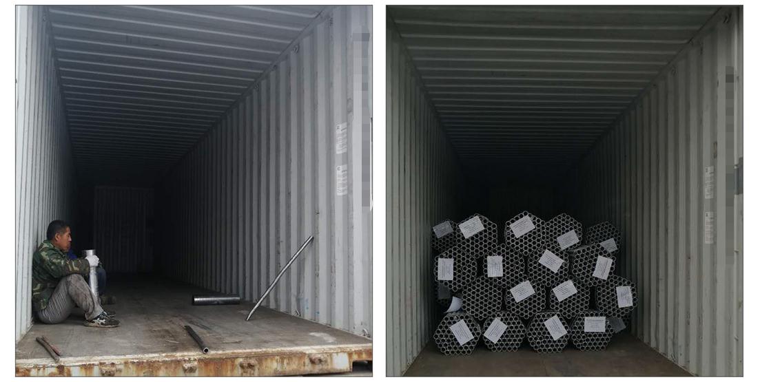 Fotos de carregamento de tubo de andaimes 02