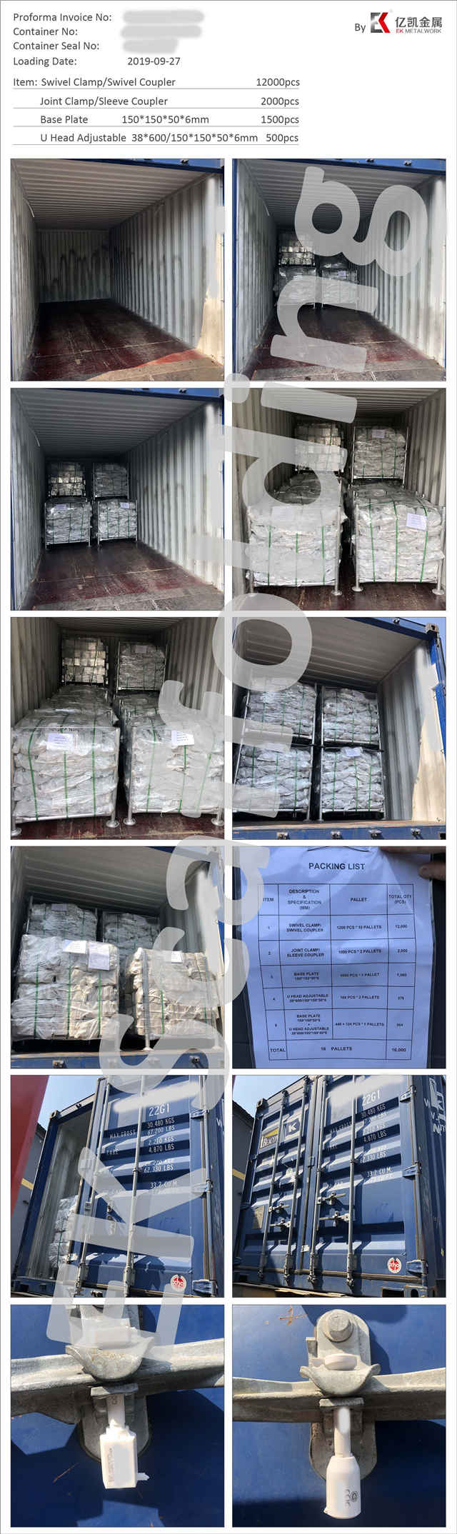 Carregando da manga pressionada