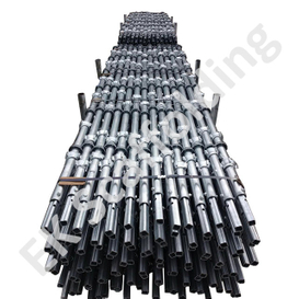 Sistema de andaime vertical de cuplock pintado padrão galvanizado