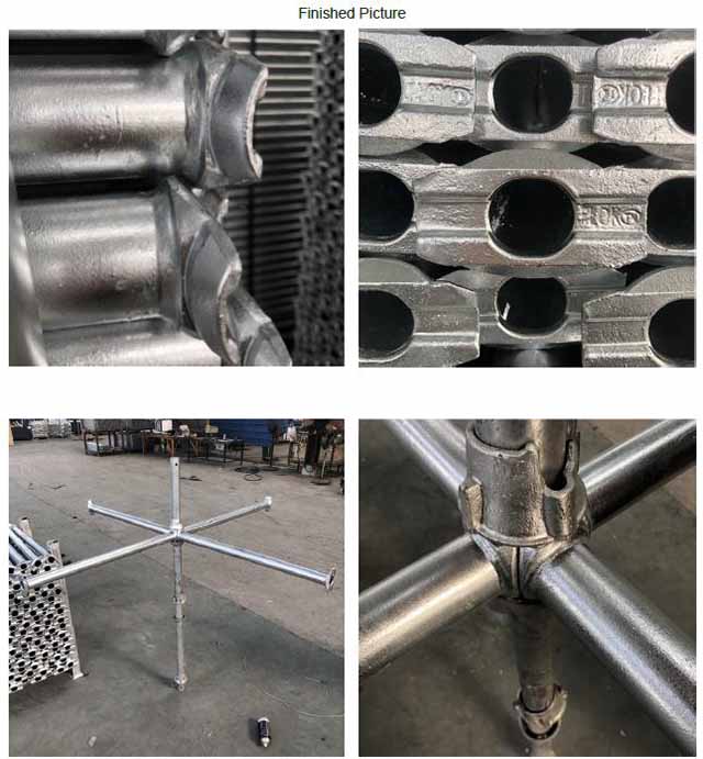 Sistema de andaimes pintado de cuplock Ledger