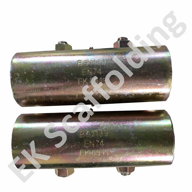 Aparecimento de andaimes britânicos Pressionados de manga de andaimes