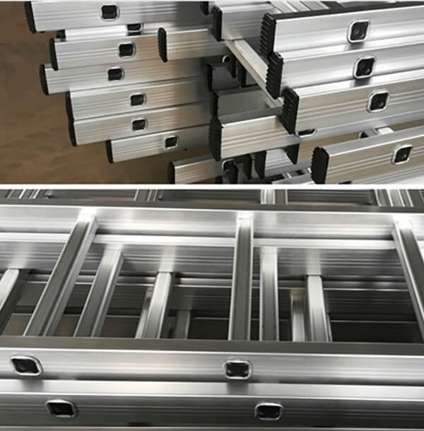 Escada de andaimes de alumínio