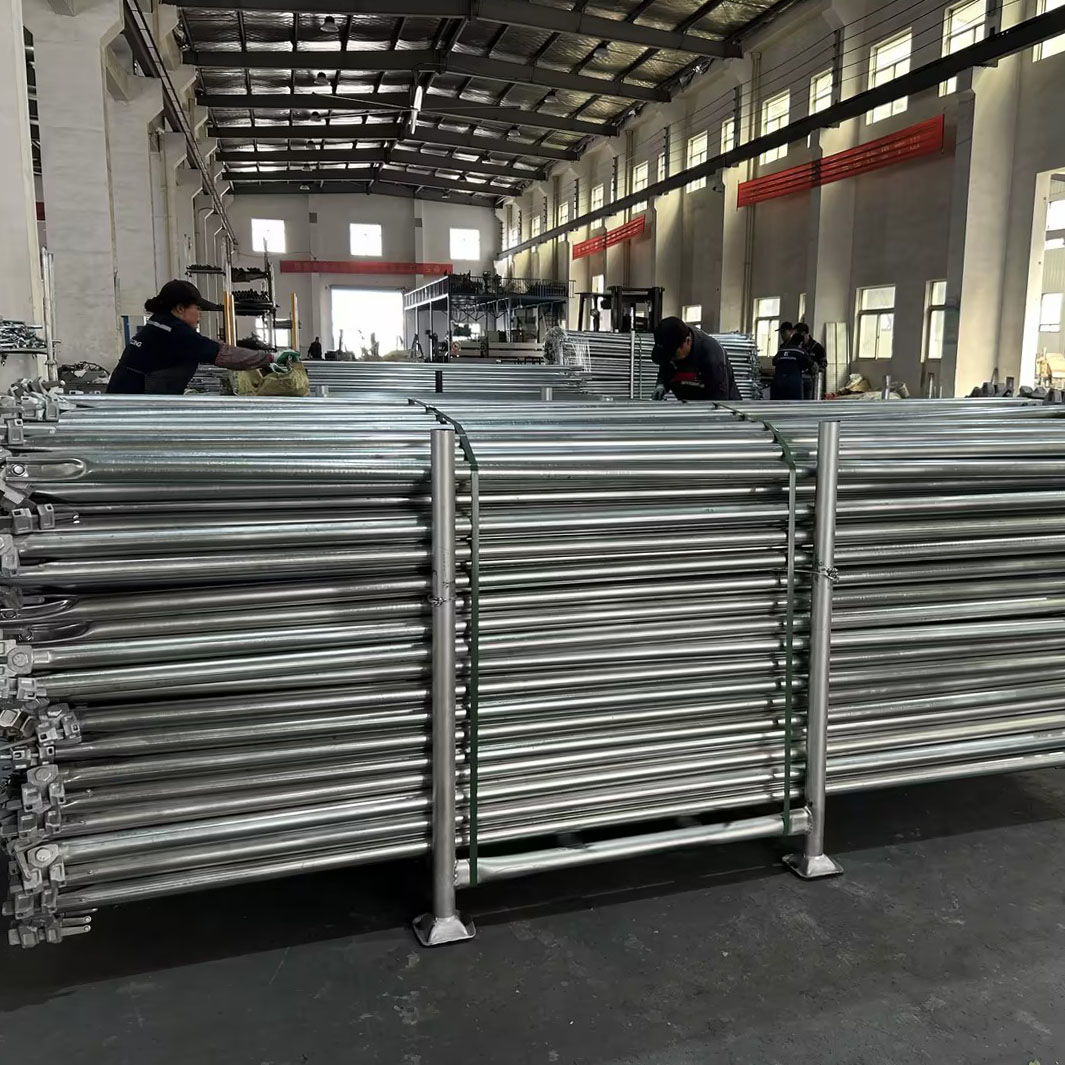 Cinta diagonal de andaimes galvanizados de aço