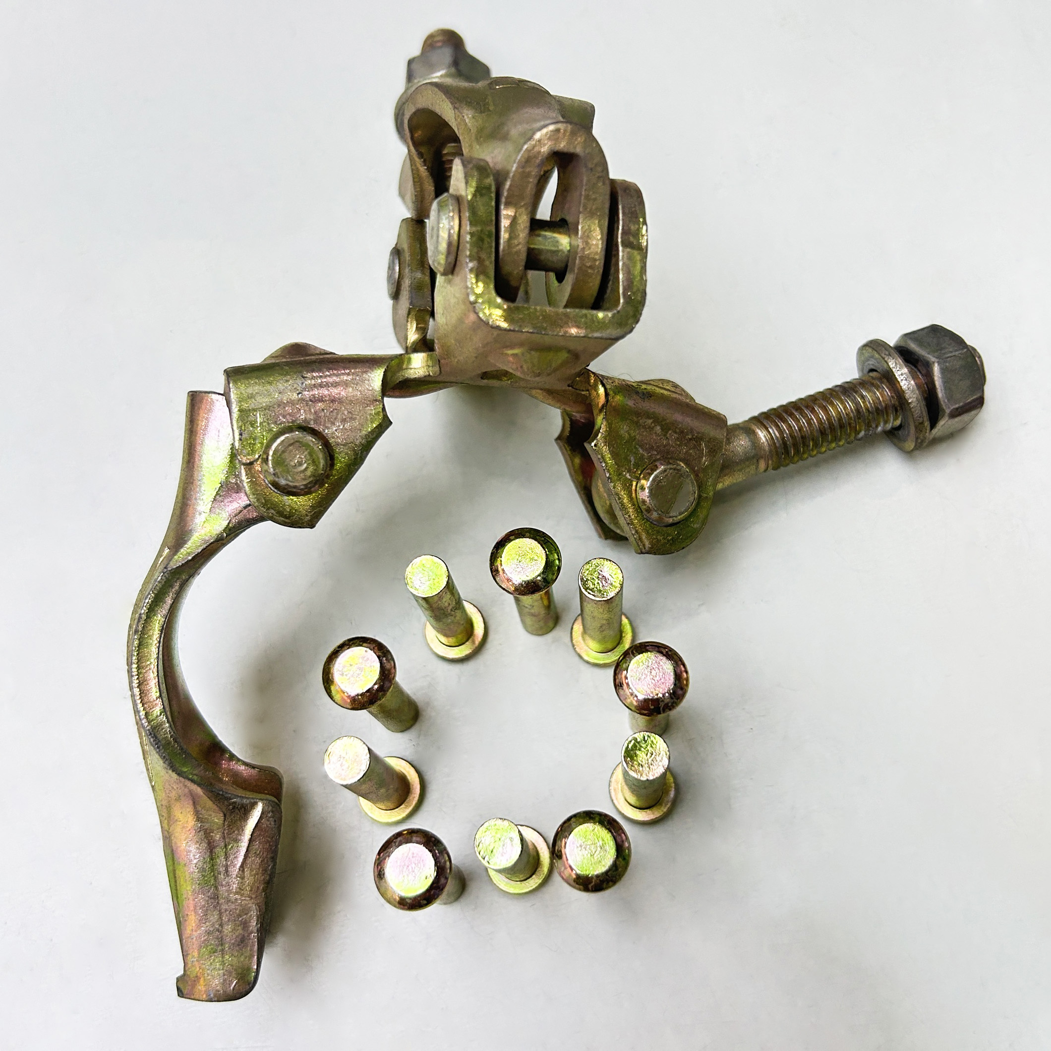 Rebite de acoplador de andaime prensado no Reino Unido