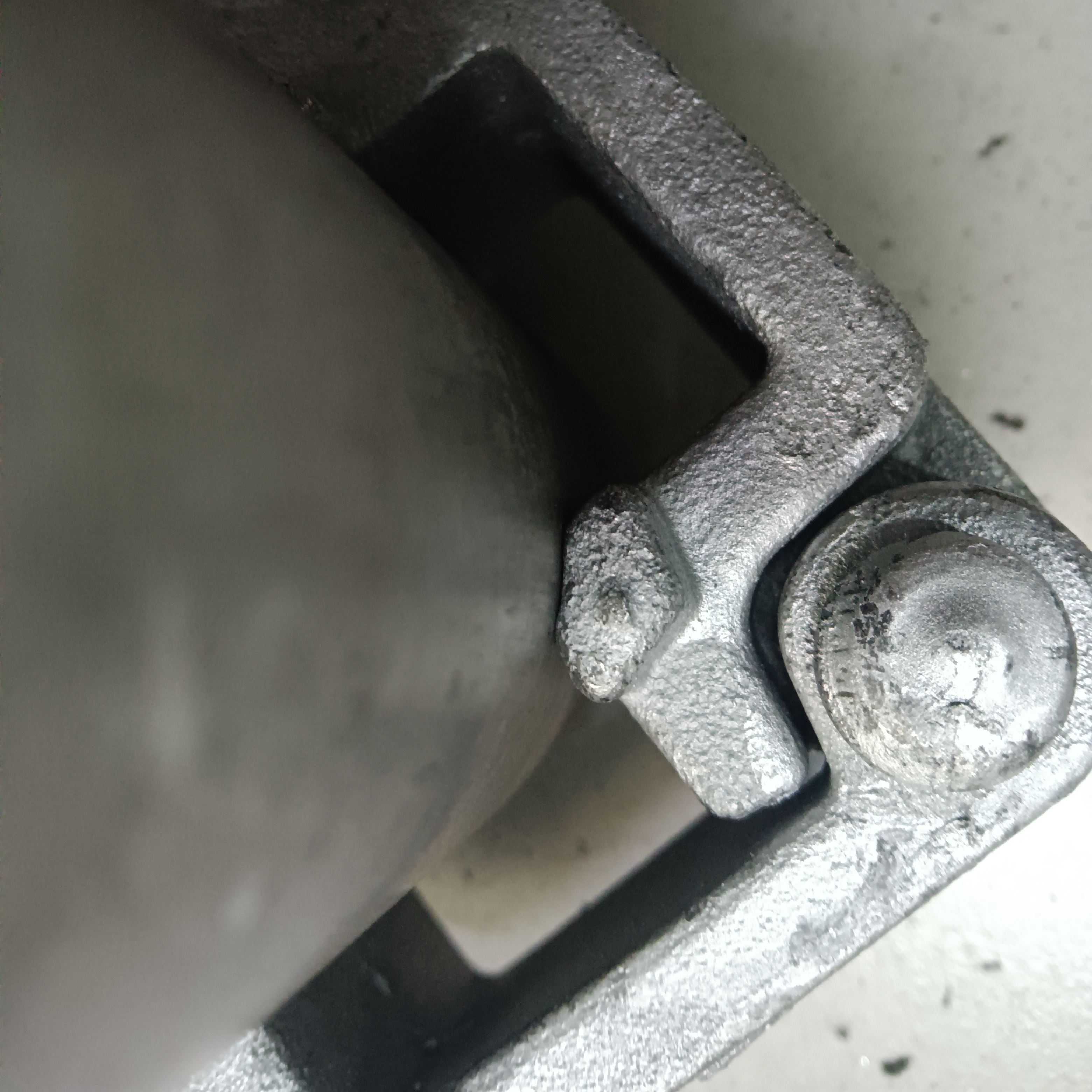 Braçadeira de andaime em formato especial de acoplador de anel