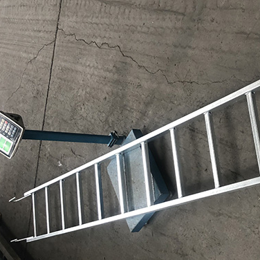 Andaimes de aço reto macaco escada galvanizada