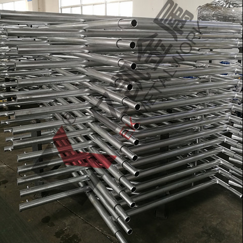 Andaimes de moldura de trava de flip de mergulho a quente