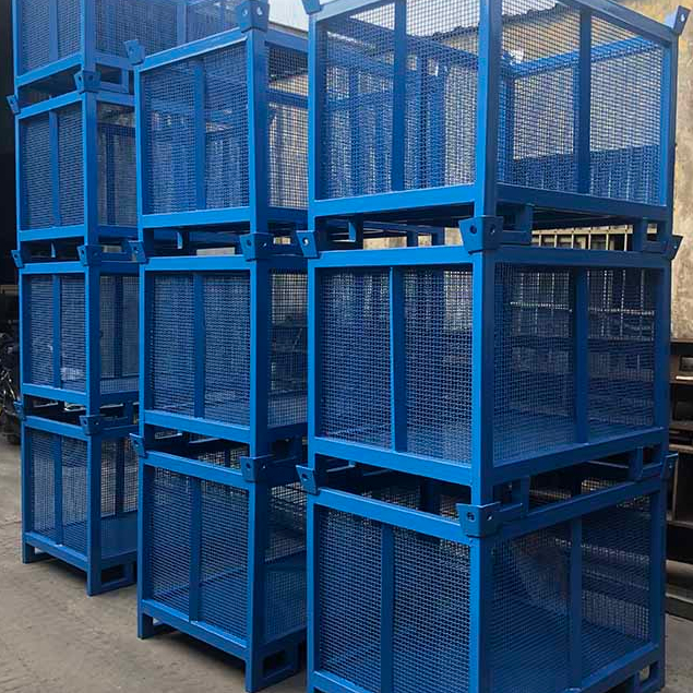 Acessórios de andaimes de armazenamento de aço pintado de palete