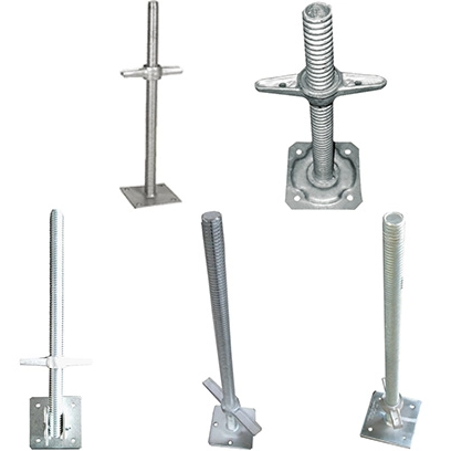 Macaco de base ajust&aacute;vel s&oacute;lido de andaimes