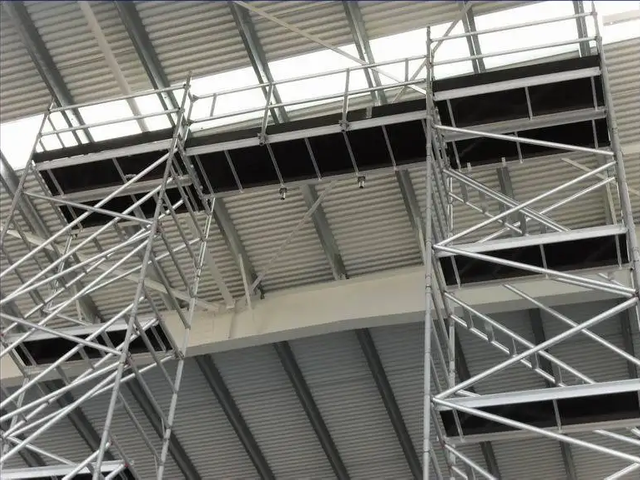 Aplica&ccedil;&atilde;o do sistema de andaimes