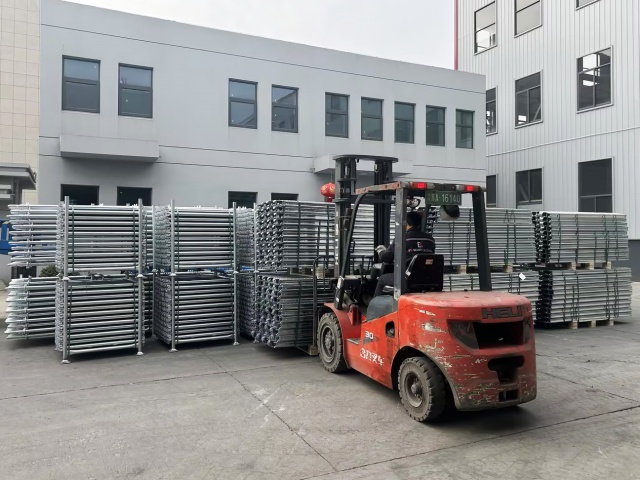 Envio de andaimes Ringlock