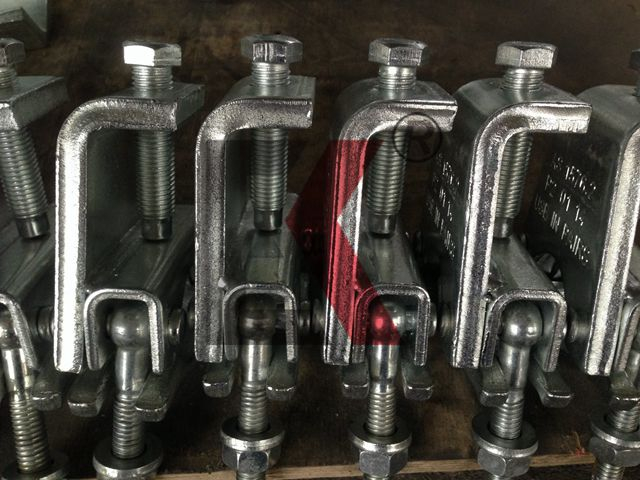 Couplador de viga fixa de andaimes forjados 