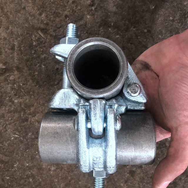 Galvanizado andaimes Drop Drop Double Couplador forjado