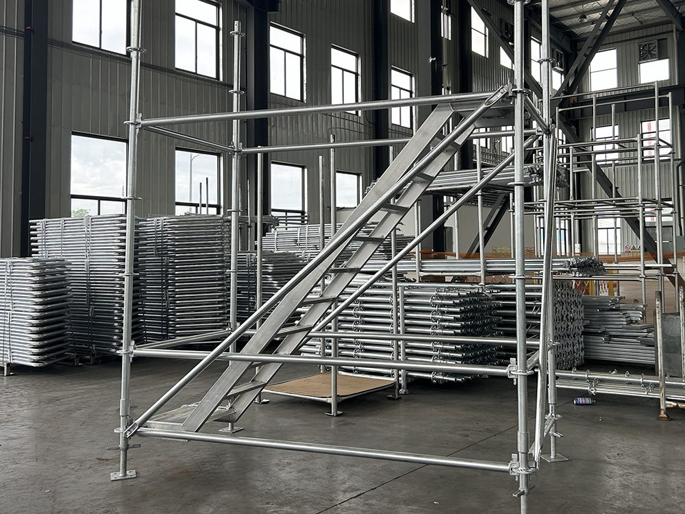 Sistema de andaimes de toque