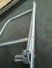 Andaimes de queda de meio acoplador forjado halte coupler railguard