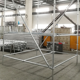 Sistema de andaimes de toque