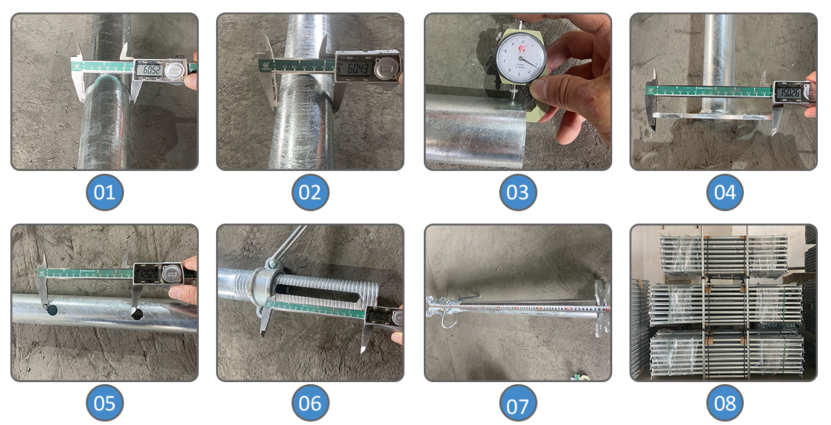Processo de inspeção de suporte de aço