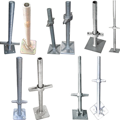 macaco de base ajust&aacute;vel de andaimes