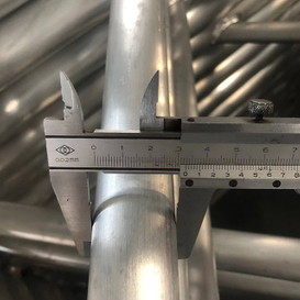 Materiais de construção de andaimes feixe de escada reta de alumínio
