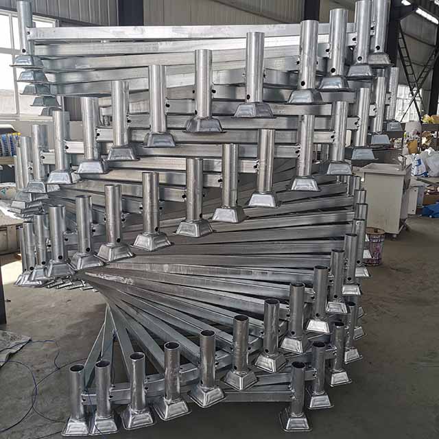 Acessórios de andaimes pintados de aço galvanizado