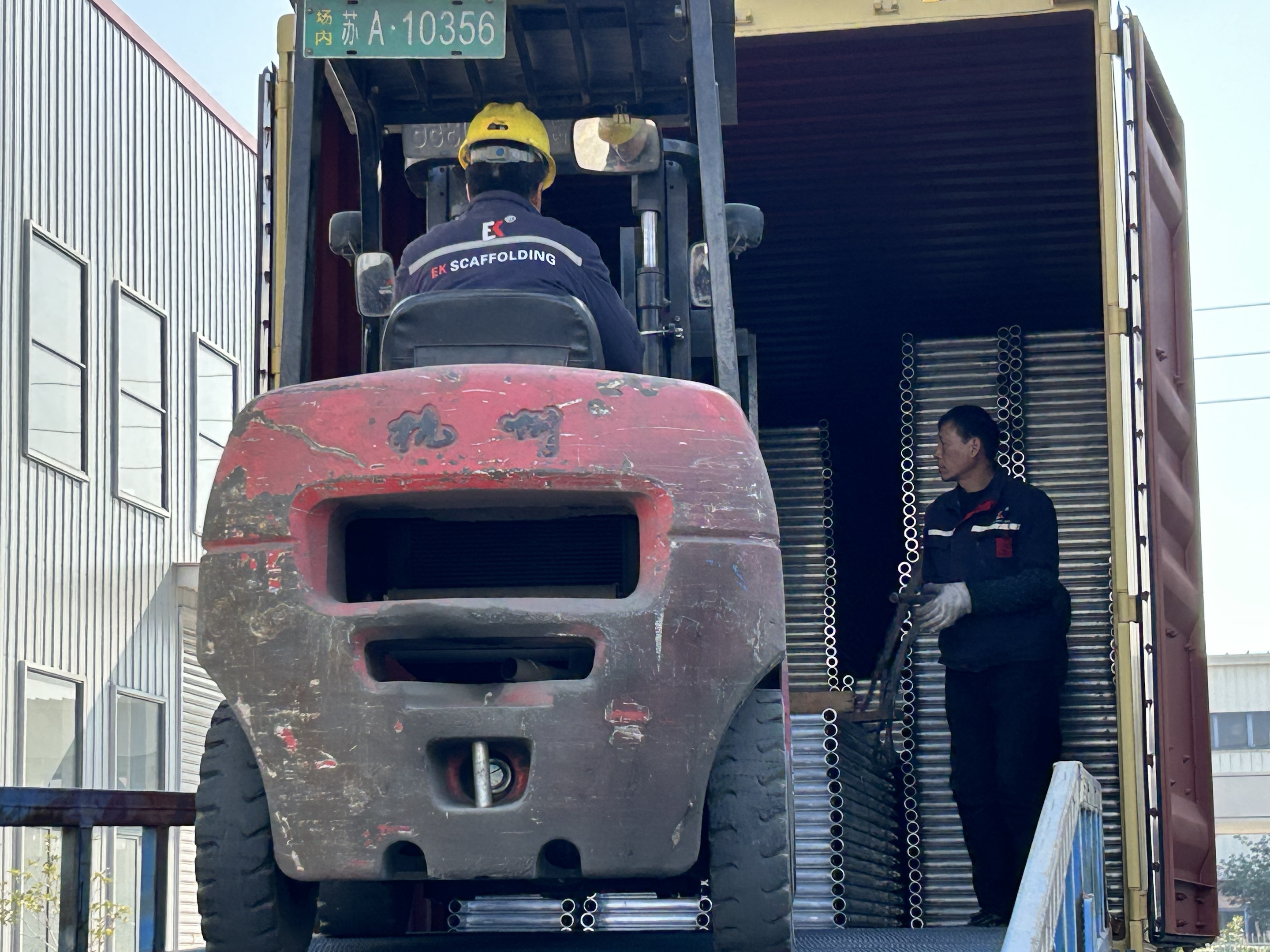 Transporte de viga de 