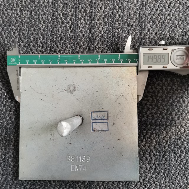 Placa de base redonda de barra 18