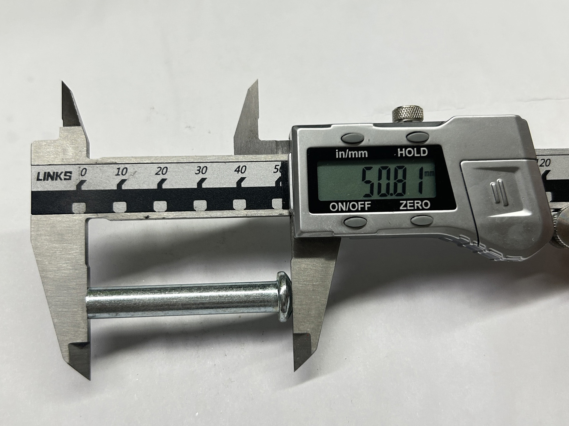 Tamanho do rebite do acoplador de andaime 