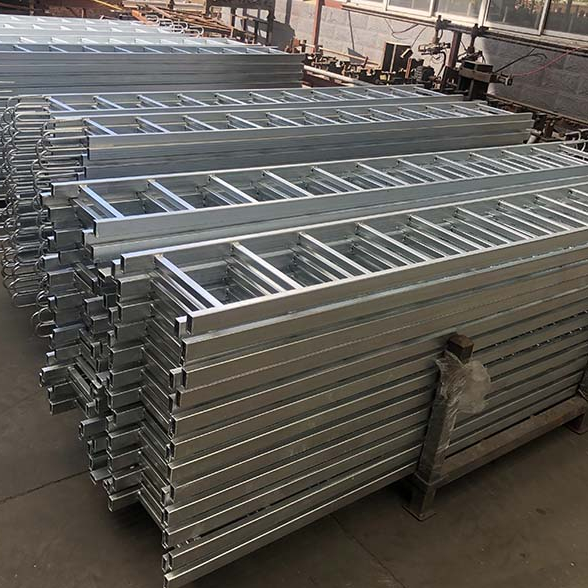 Macaco de andaimes Passos de escada galvanizada