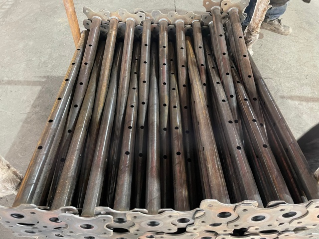 soldagem de tubo interno de suporte de a&ccedil;o