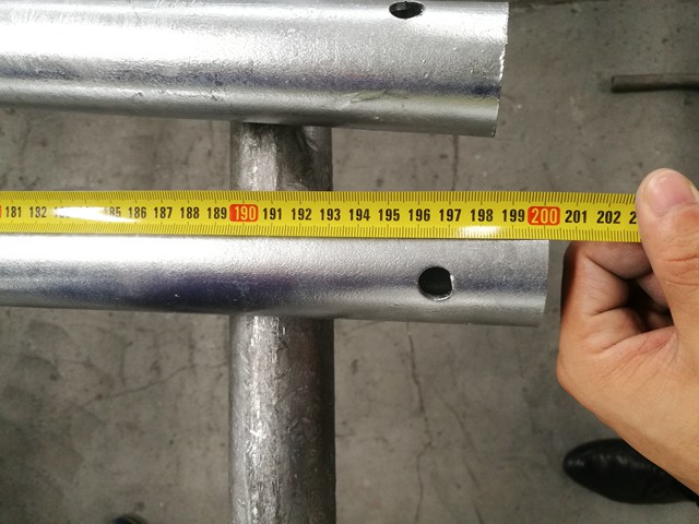 Hot Dip galvanized HDG 2M Ringlock Standing Standard