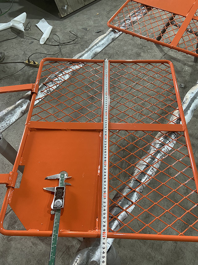 A&ccedil;o de andaimes armadilhas de porta de andaimes 