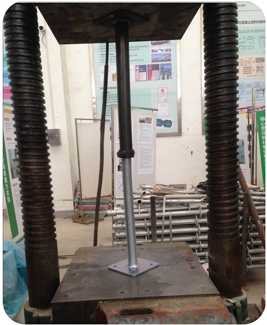 Teste de qualidade para macacos de andaimes