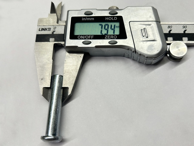 Tamanho do rebite do acoplador de andaime forjado no Reino Unido