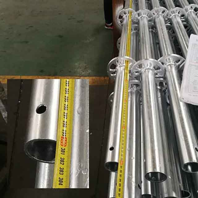 Hot Dip galvanized HDG Ringlock Standing Standard
