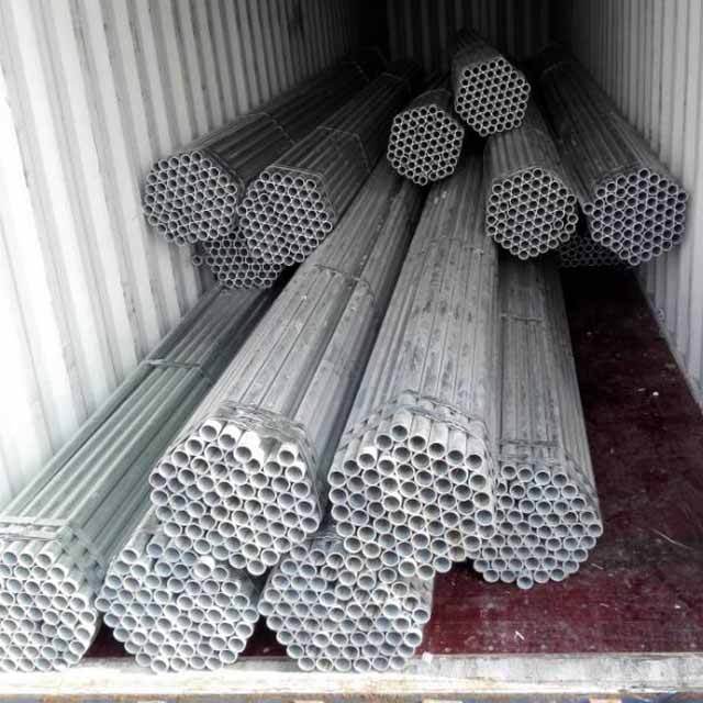 Tubo galvanizado Q235 Tubo de andaime