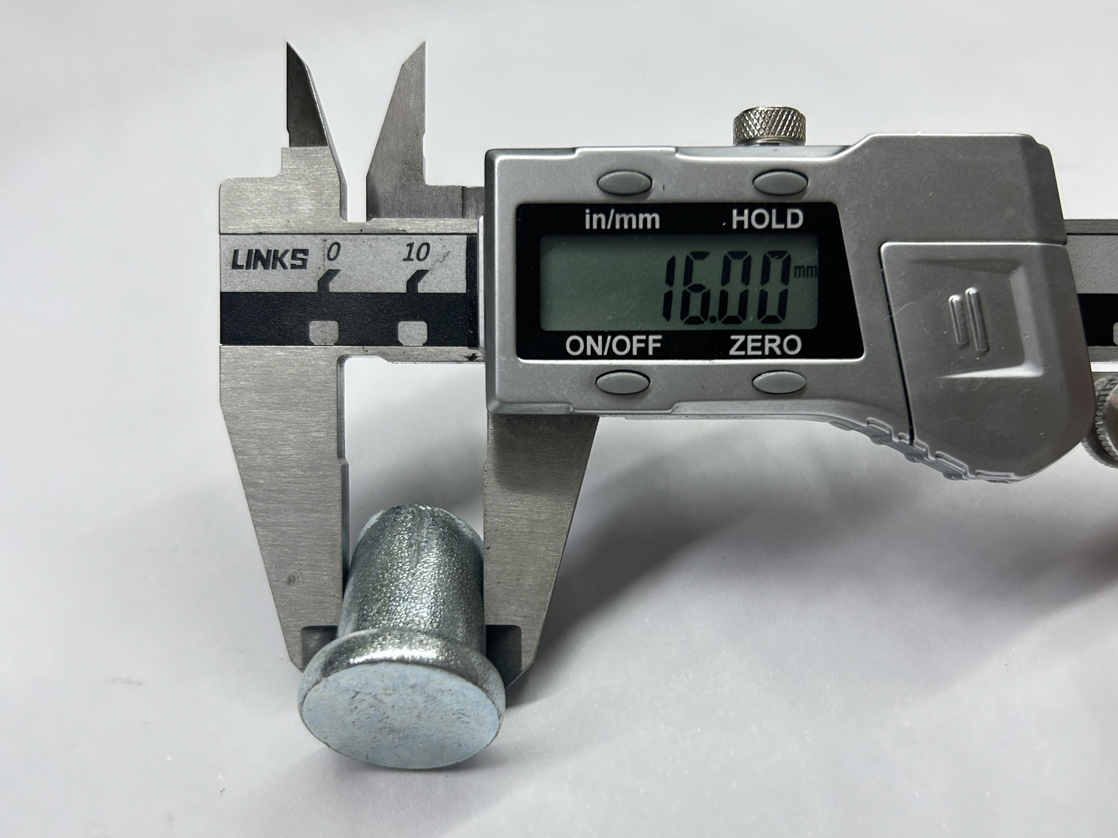 Tamanho do rebite do acoplador de andaime 