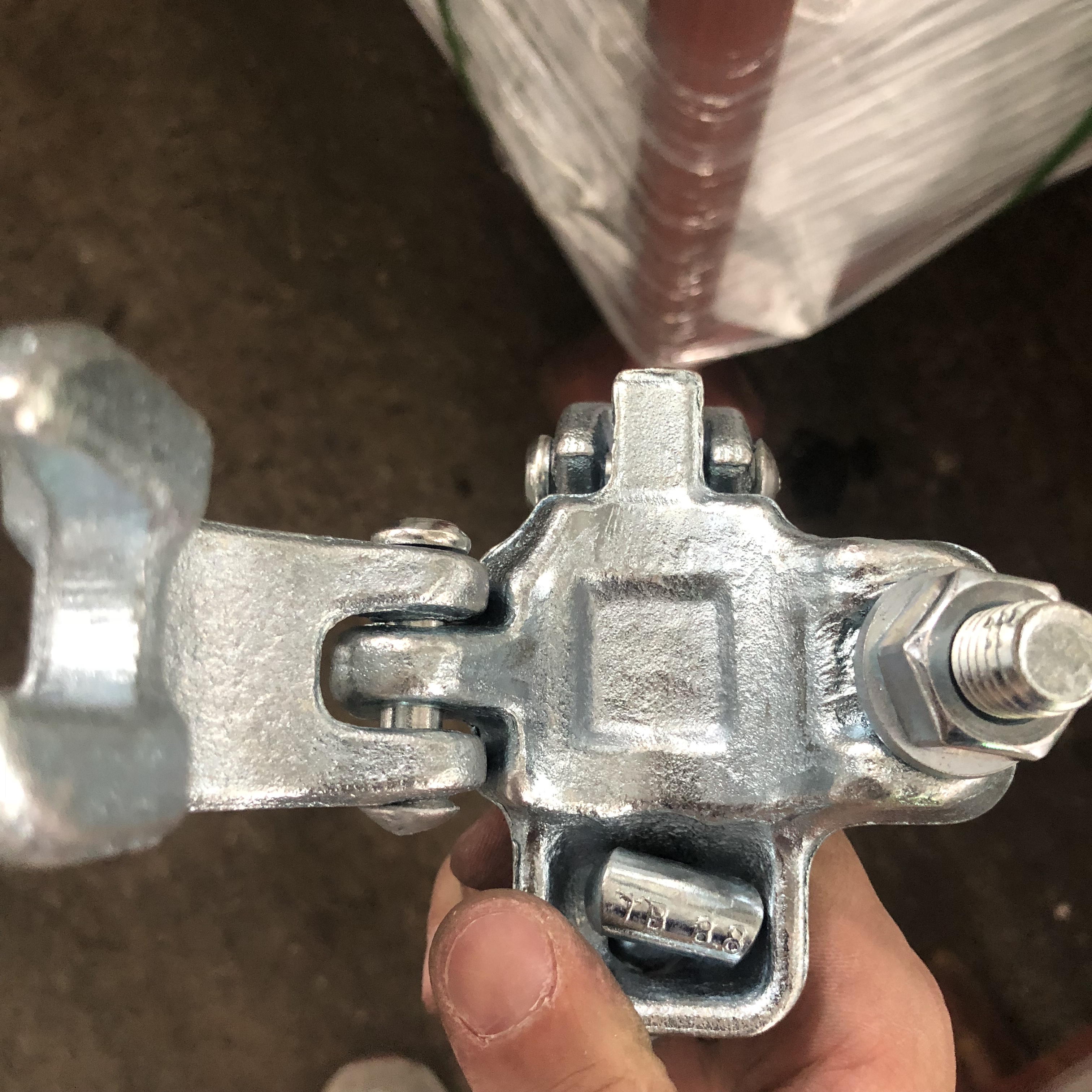 Tipo brit&acirc;nico acoplador duplo forjado em gota 