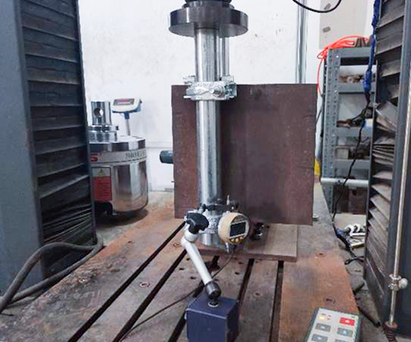  molho no teste (teste de deslizamento ao longo do tubo)