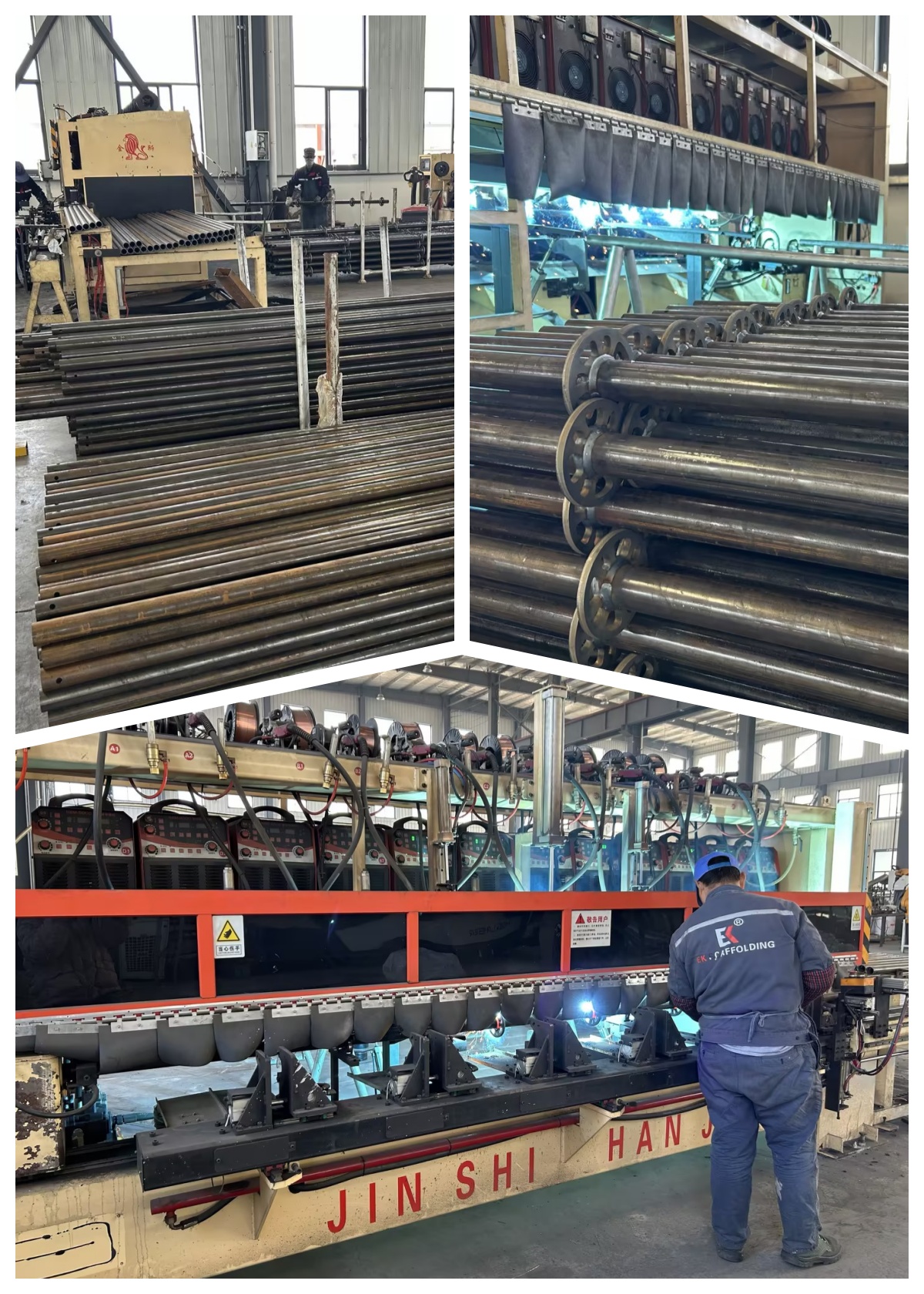 soldagem autom&aacute;tica ringlock vertical