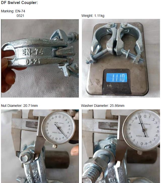 Couplador girat&oacute;rio forjado andaimes 01