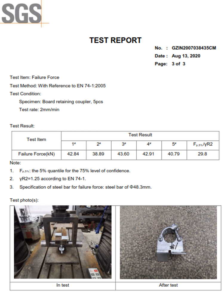 SGS - DF Board Retter Coupler