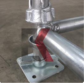 Cuplok Staffolding HDG galvanizado padrão SCAFLOK CUPLOCS Sistema vertical