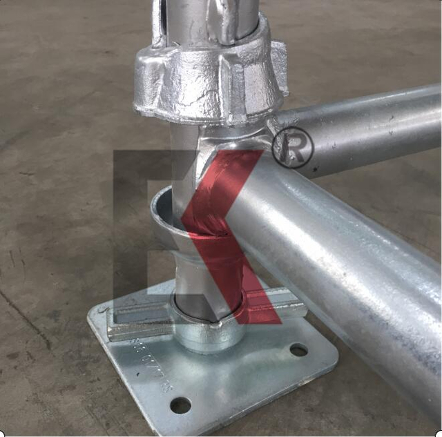 Cuplok Staffolding HDG galvanizado padrão SCAFLOK CUPLOCS Sistema vertical