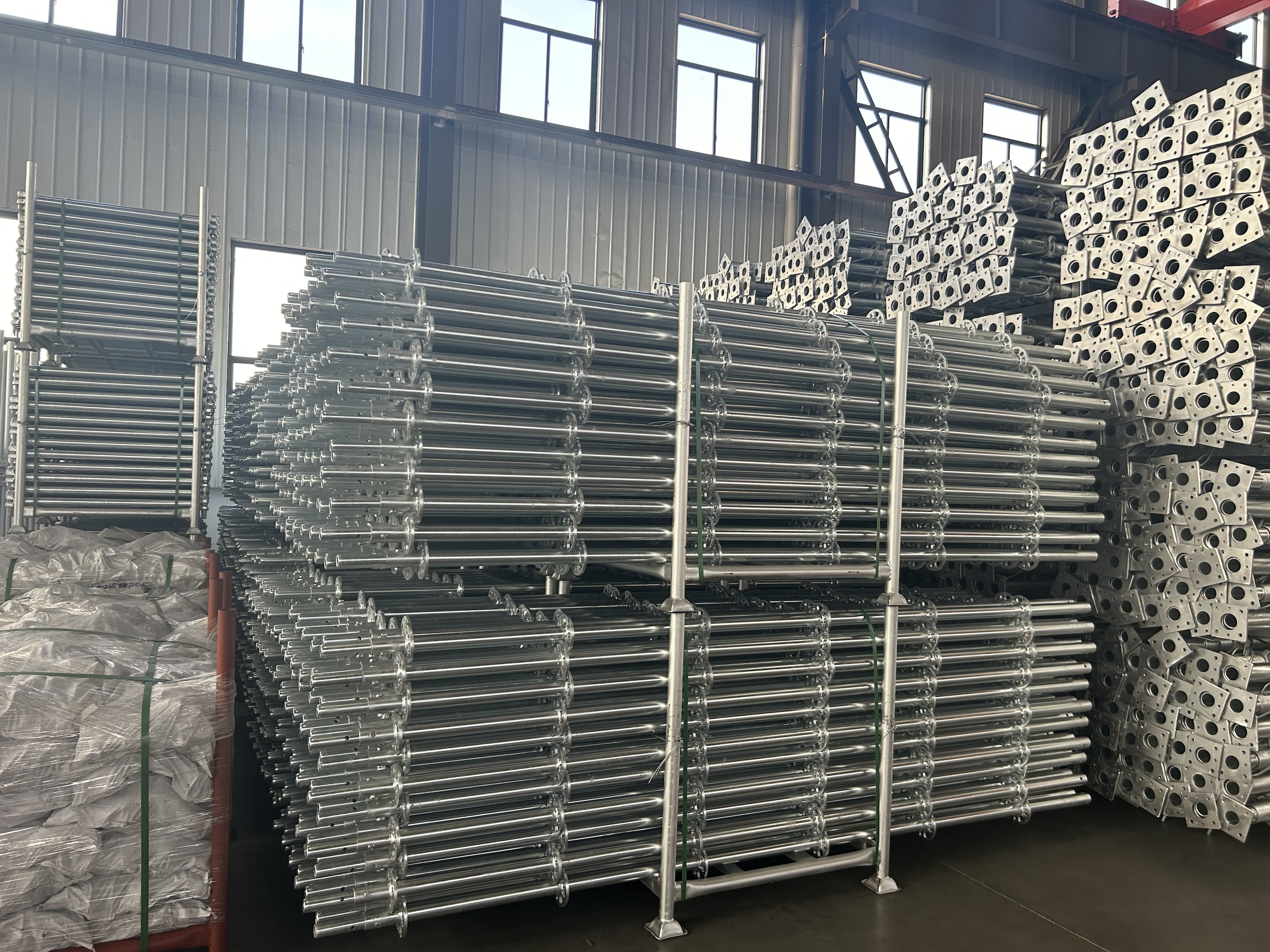 Sistema de andaimes de toque