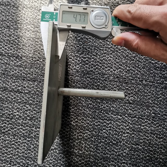 Placa de base redonda da barra 17