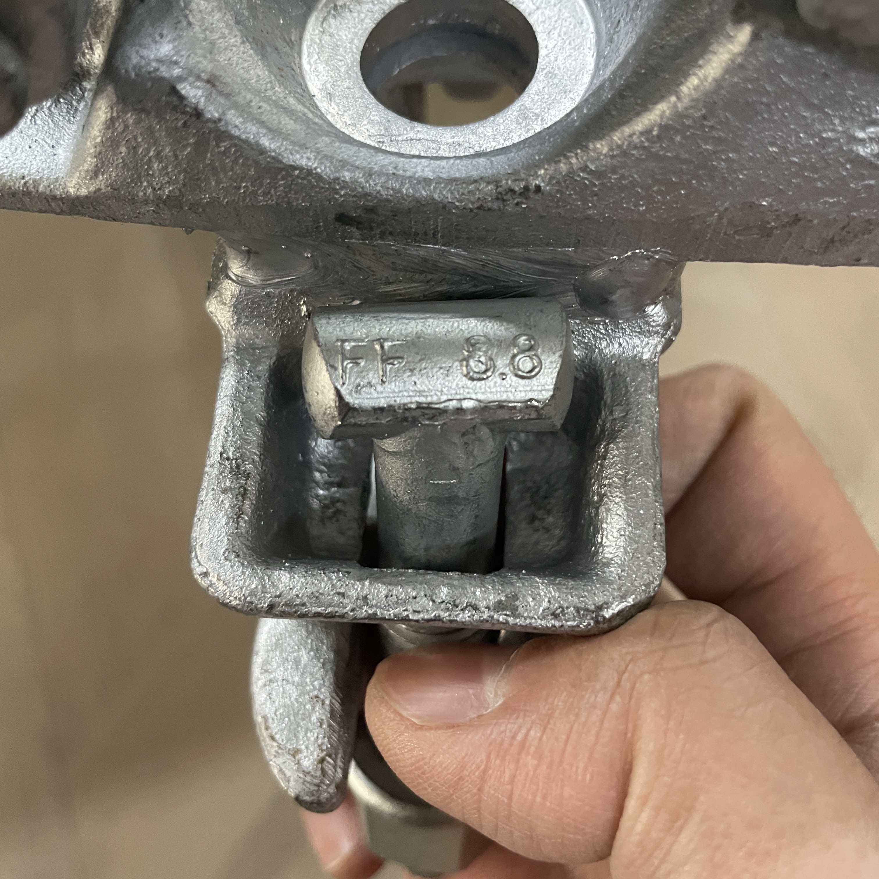 Acoplador duplo 60 x 60 braçadeira de andaime em formato especial