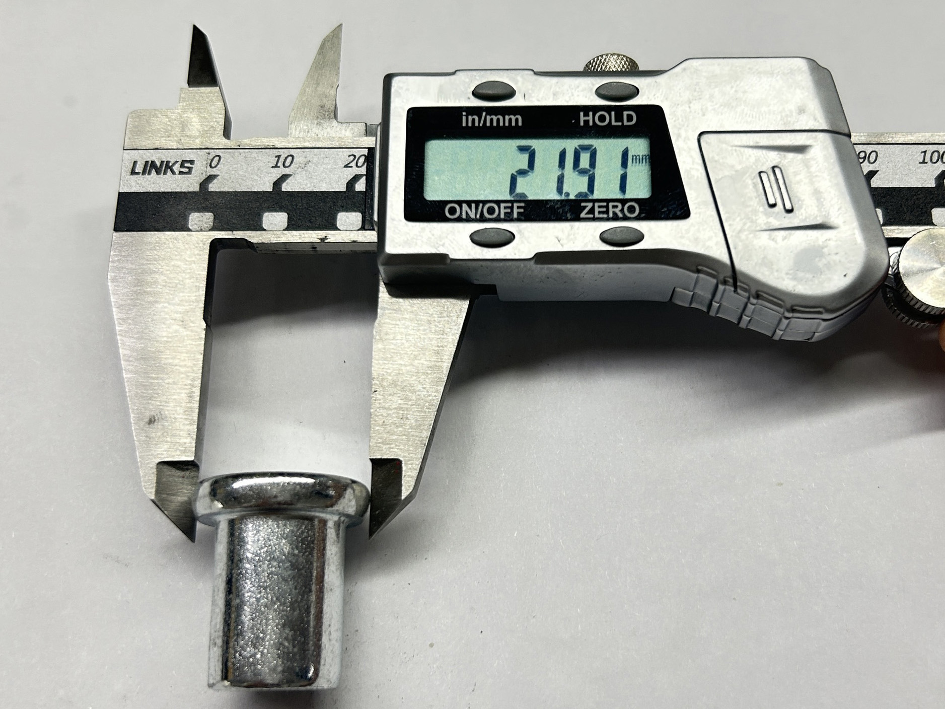 Tamanho do rebite do acoplador de andaime 