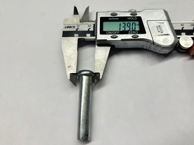 Tamanho do rebite do acoplador de andaime americano